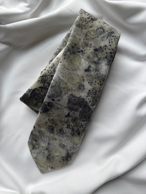 Dupioni Silk Eco-printed Tie 3