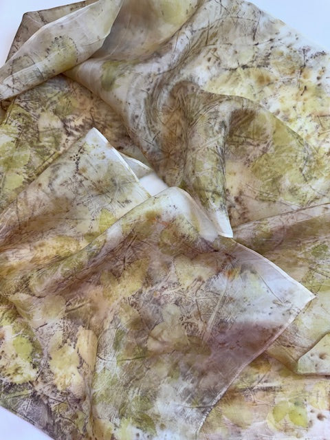 Eco-Print Rose Leaves *
