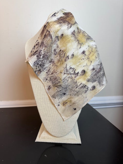 E202B - Eco-printed Pocket Square2